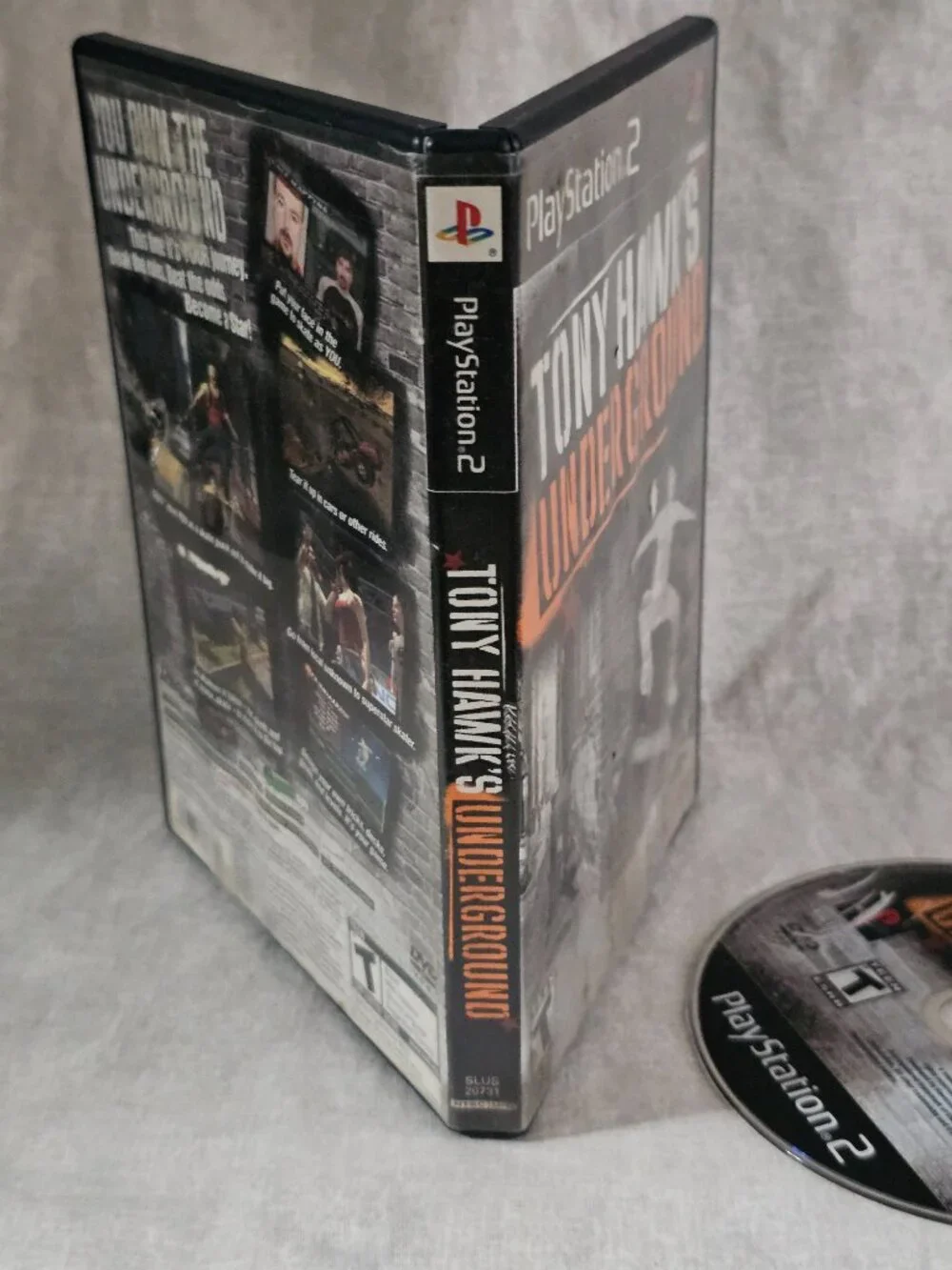 Tony Hawk's Underground PS2 (Sony PlayStation 2, 2003) Disc Good THUG